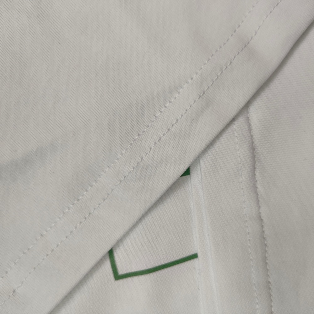 Rhude White Short Sleeve Tee with Green Logo - Picture 5 of 6